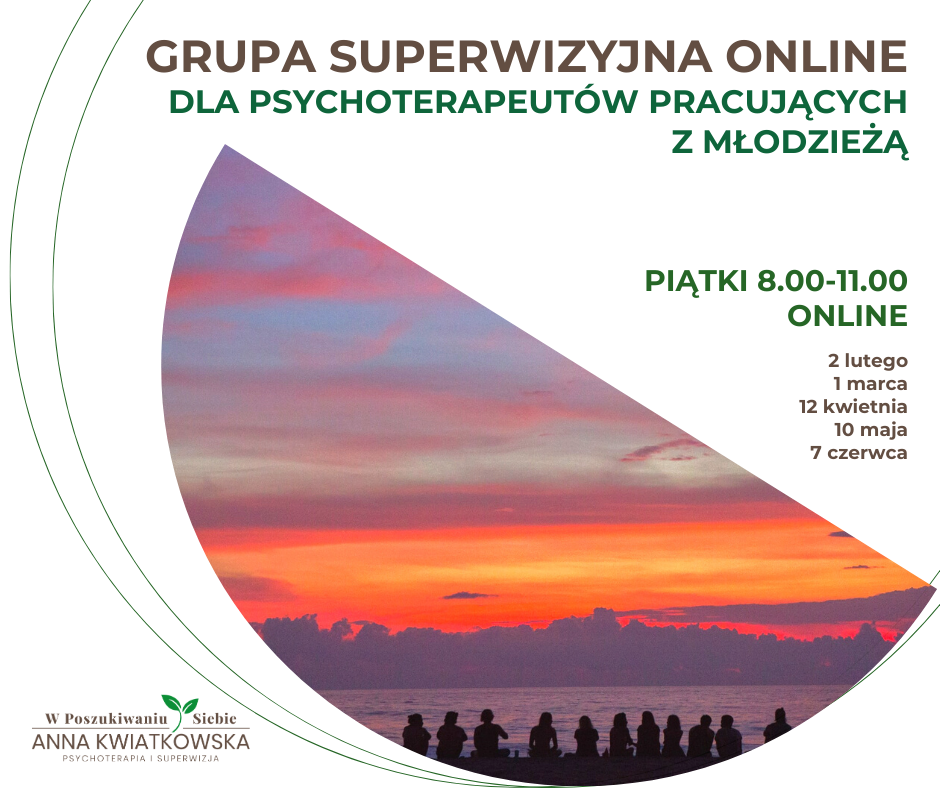 Superwizja grupowa dla terapeutów pracujących z dorosłymi i młodzieżą online